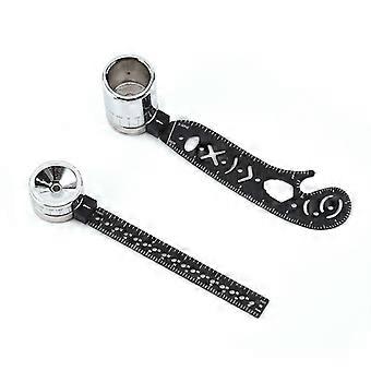 Multi-Function Drawing Tool, Versatile Drawing, Curved Magnetic Ruler, Protractor Combo and Mini Compass