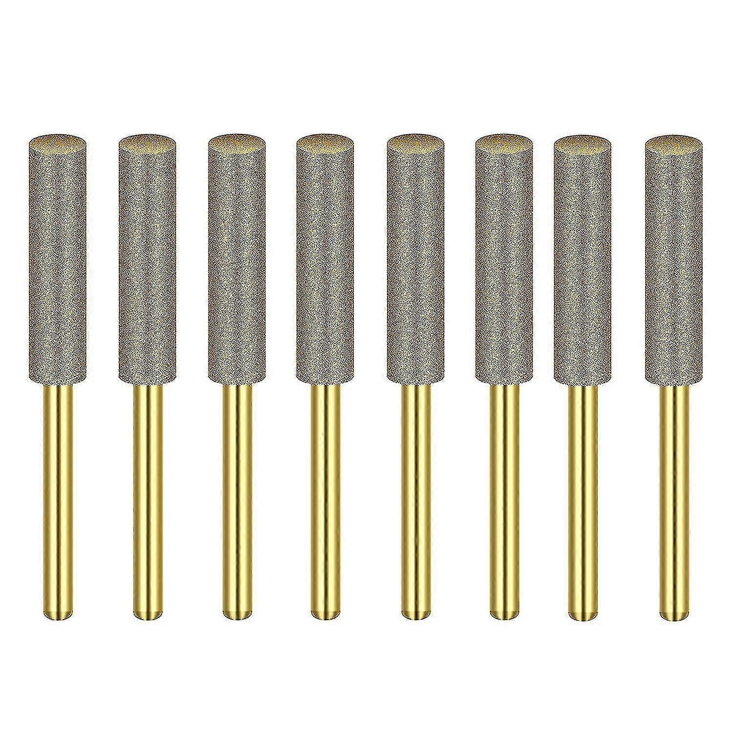 8pcs High Hardness Diamond Chainsaw Sharpener-(7/32 Inch, 5.5mm)