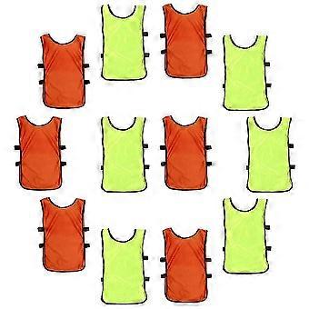 Trainingsvesten voor kinderen (12 stuks) voor teamsporten