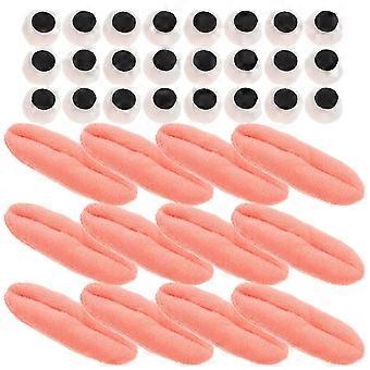 Kit de acessórios para fazer bichinhos de pelúcia com detalhes faciais (1 conjunto)