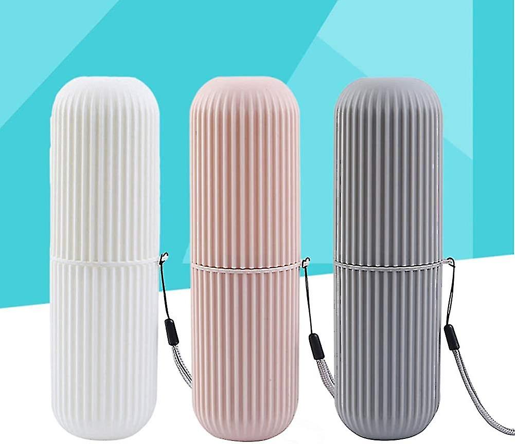 3 Pack Portable Dustproof Toothbrush Travel Case
