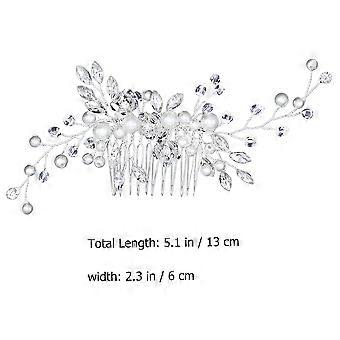 1 pc bruid haar stuk parel hoofdtooi bruiloft haar kam haar accessoires