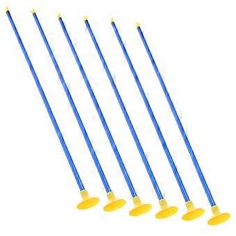 6PCS Saugnapf Pfeile Spaß Bogenschießen Spielzeug für Kinder Innen- und Außenspiele Pfeile Kunststoffpfeile Ersatz Saugnapf Pfeile für Kinder Bogen