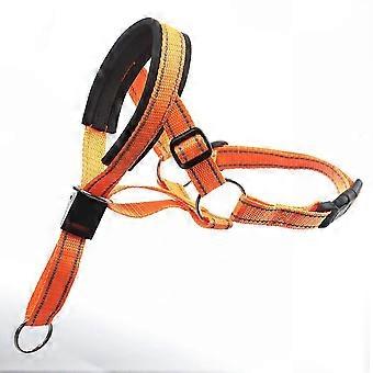 Anti-Barking Nylon Dog Muzzle Set with Reflective Strips, Breathable Pet Training Tool