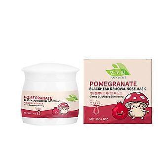  HANCHOBIT Pomegranate Blackhead Nose Mask, Gently Adsorbed Pore Blackhead Plant Essence Cleansing And Care Nose Mask
