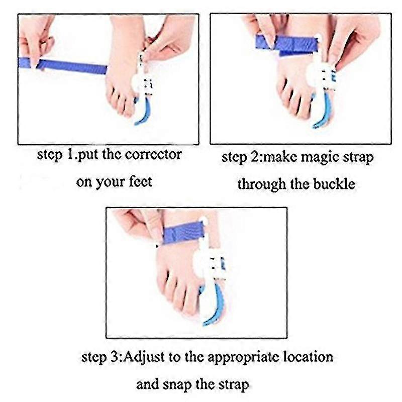 2pcs Adjustable Bunion Corrector, Night Bunion Splints Valgus Protector for Bunion Relief