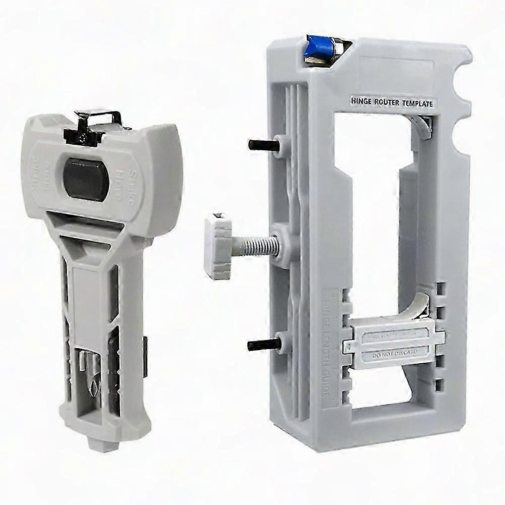 Door Hinge and Latch Installation Kit, Mortise Template for Precise Chiseling and Scoring