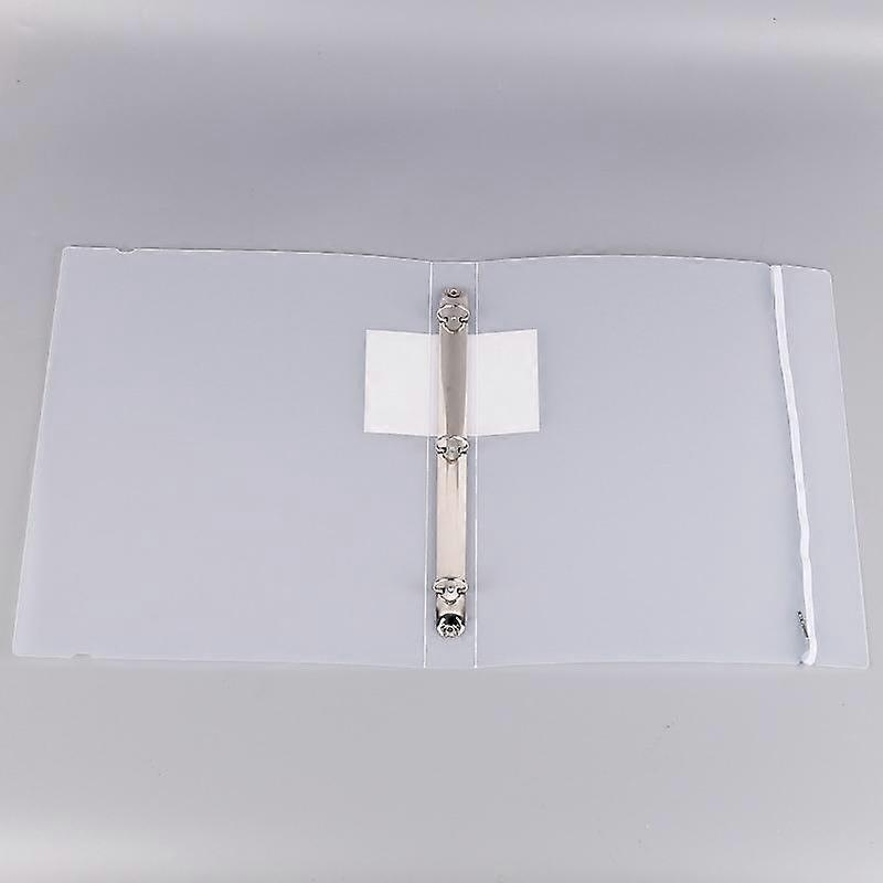 Office Materials Storage Folder Loose Leaf Transparent Data Book File Organizer