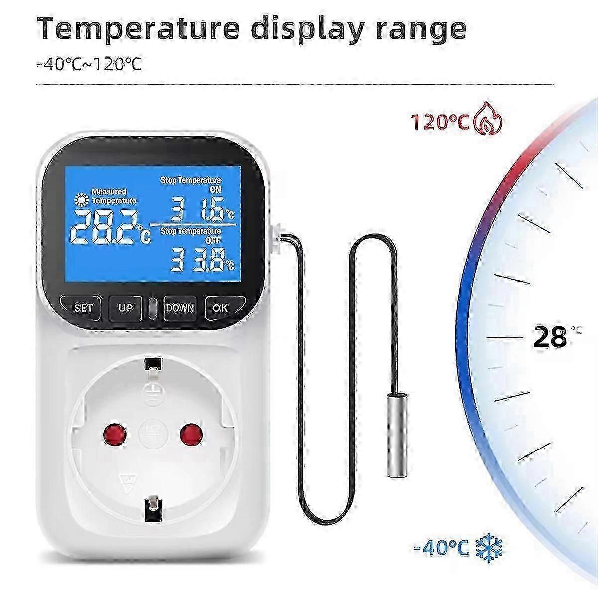 Smart Temp Control Socket EU Plug