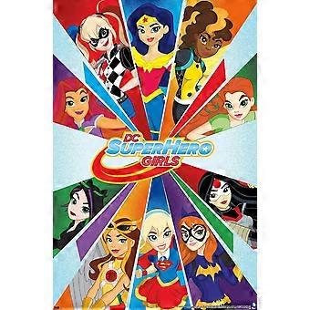 Super Hero Girls-Collage Premium Jigsaw Puzzle  AD112