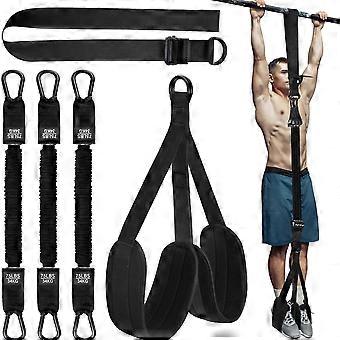 Pull up band / Training band pull ups - Pull up aid for strength training fitness Black 210 lbs [XR]