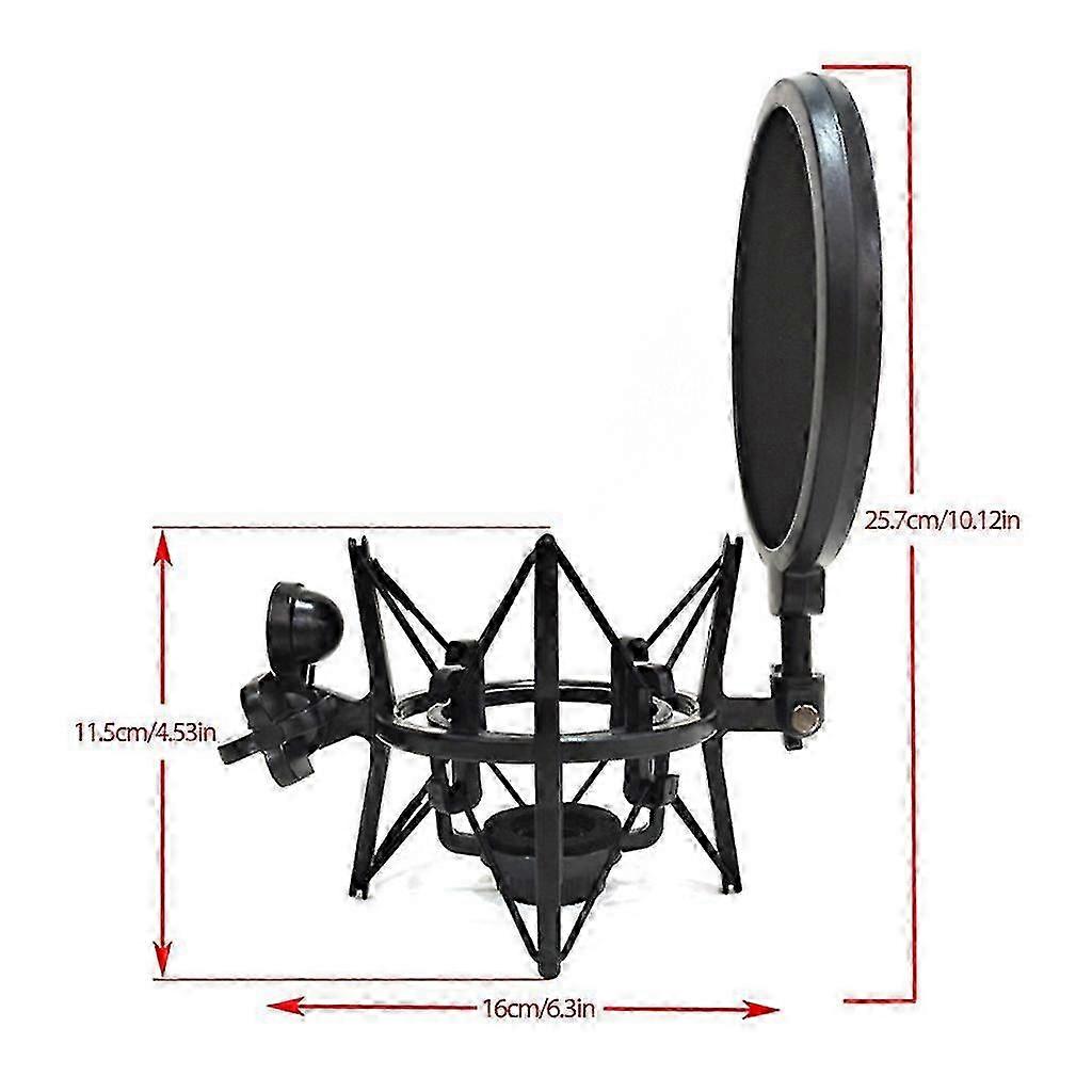 Studio-Grade Shock Mount Pop Screen