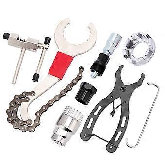 Kit di manutenzione per bicicletta in acciaio con 7 attrezzi