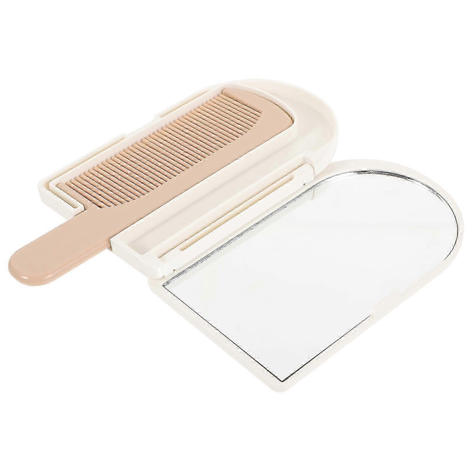 Compact Folding Makeup Mirror