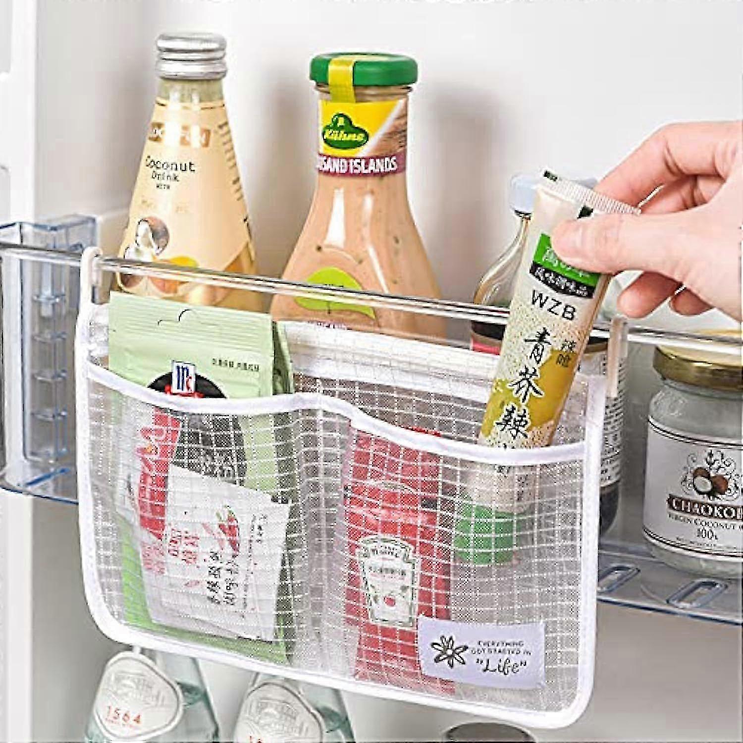 Breathable Fridge Door Mesh Storage Set
