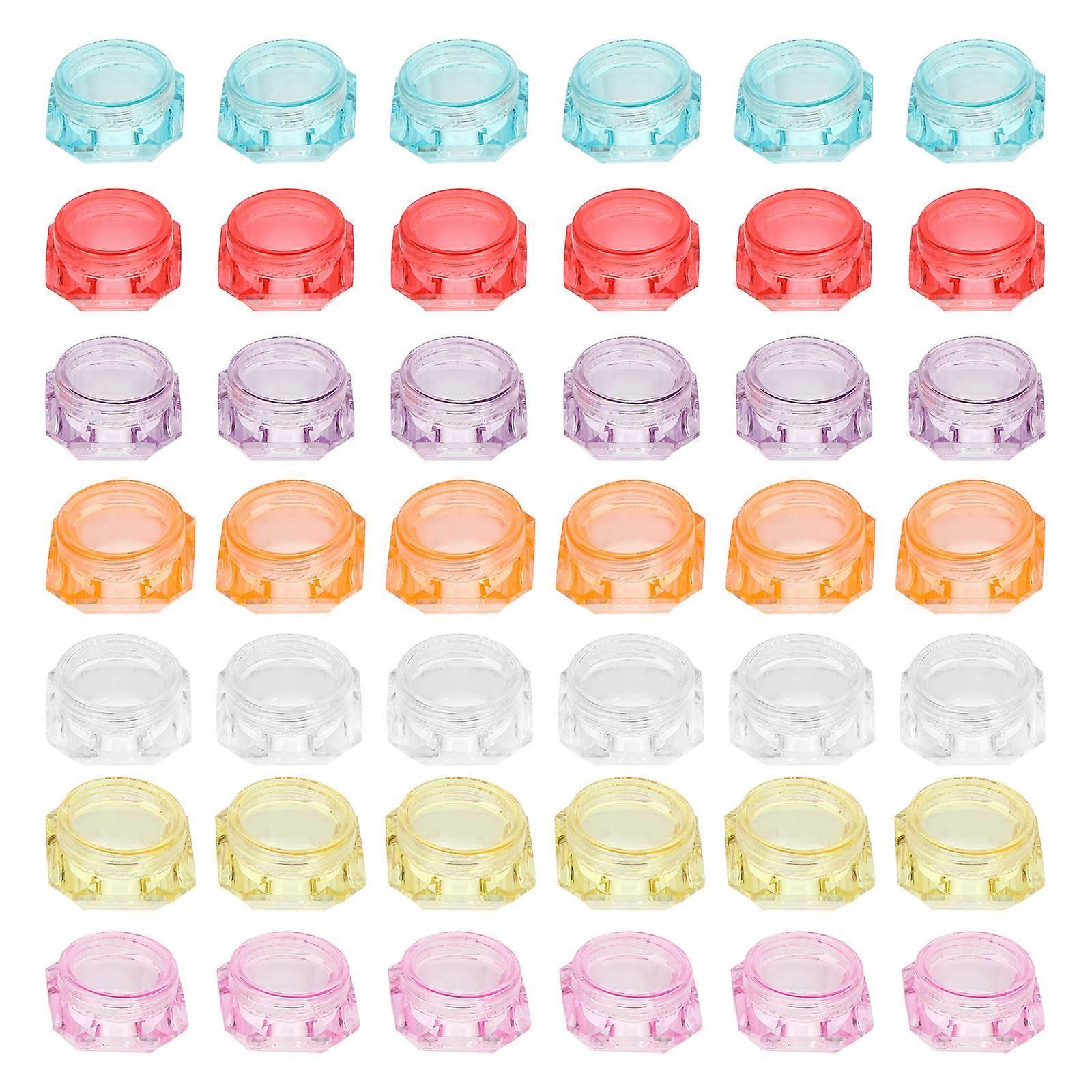 Cream Container Makeup Spatula for Storage 40Pcs Assorted