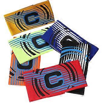 Polyester Football Captain Armbands for Sports Use 6Pcs Assorted Colors