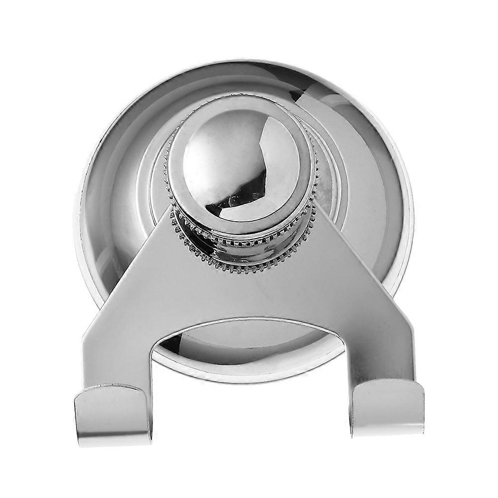 Silver Suction Cup Hooks Stainless Steel Shower Hook for Kitchen