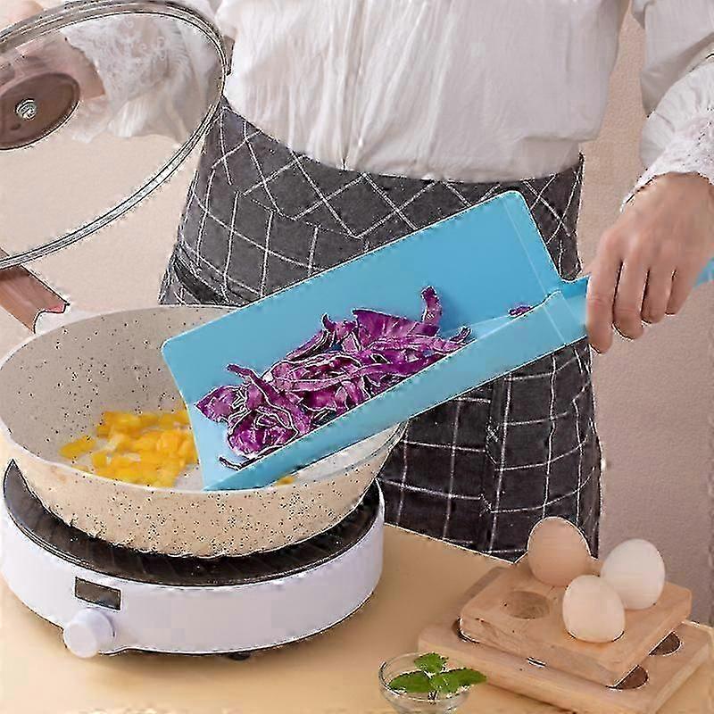 Folding cutting board - blue