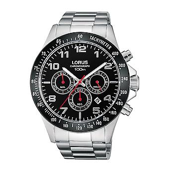 Lorus Sports Quartz Analog Men Watch avec bracelet RT375EX9 en acier inoxydable