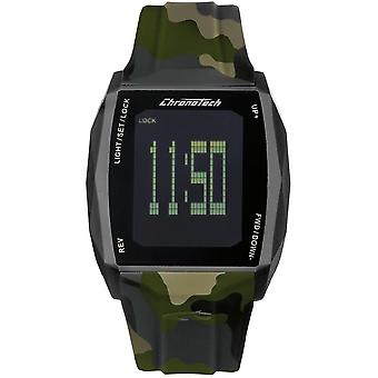 Chronotech Chronotouch Quartz Digital Men's Watch with RW0022 Rubber Bracelet