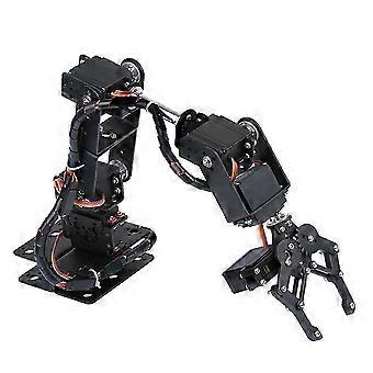 6-DOF Robotic Arm DIY Kit Multi Degree-of-Freedom Robot Servo Grasping Maker Education Construction Set(Excluding Servo)-SNNGV
