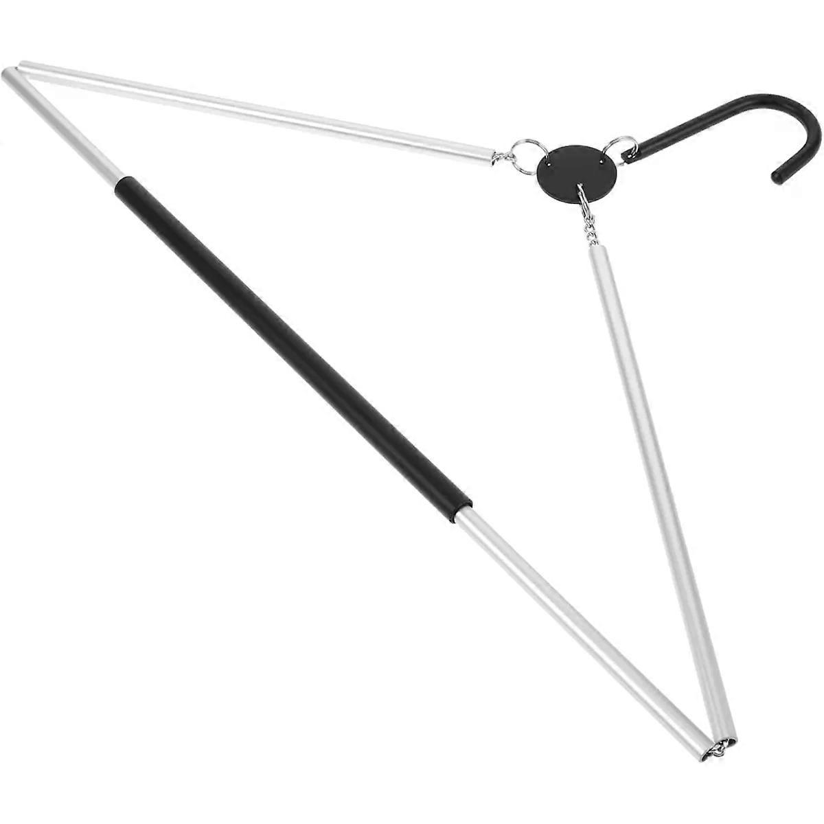 Wire, Lightweight Portable Folding Clothes Hanger, Silver