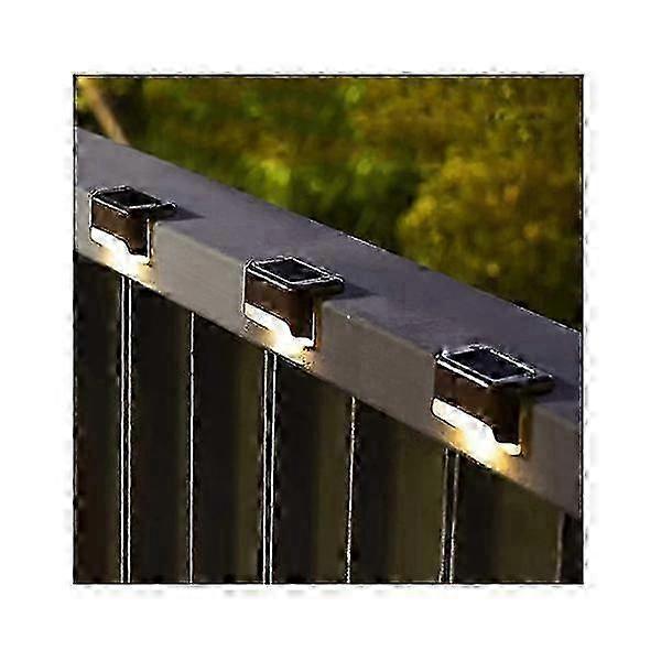 Warm White Solar Deck Lights 16 Pack