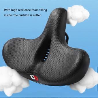 WEST BIKING Bike Seat Wide Comfortable Cycle Saddle Shock Absorption Bicycle Seat Cushion for Mountain Road Bike Men