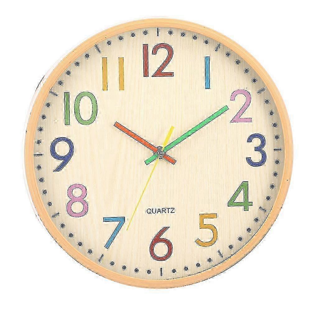 12-Inch Bright Cartoon Room Clock