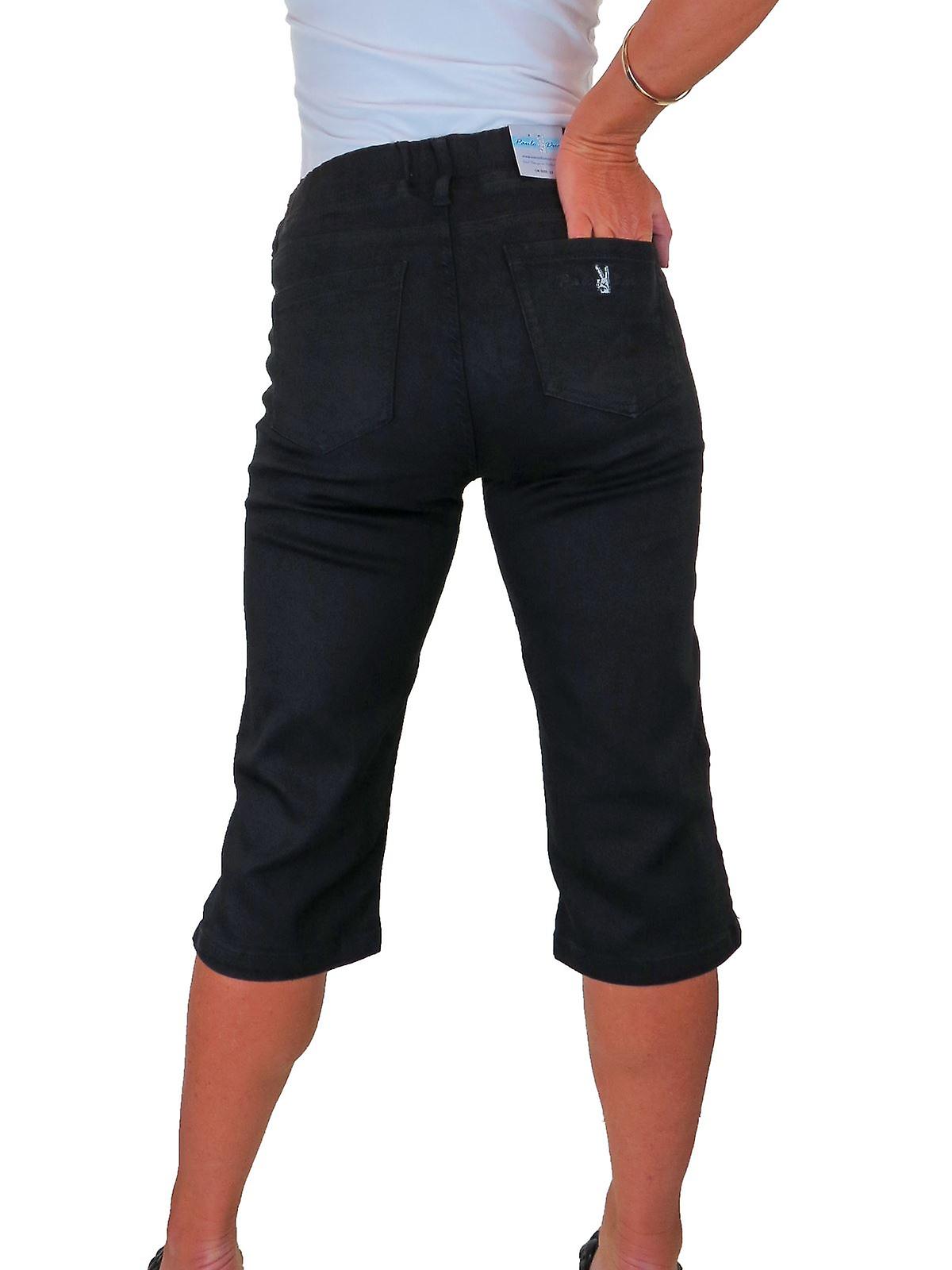 Paulo Due Women's Elasticated Waist Below Knee Jeggings