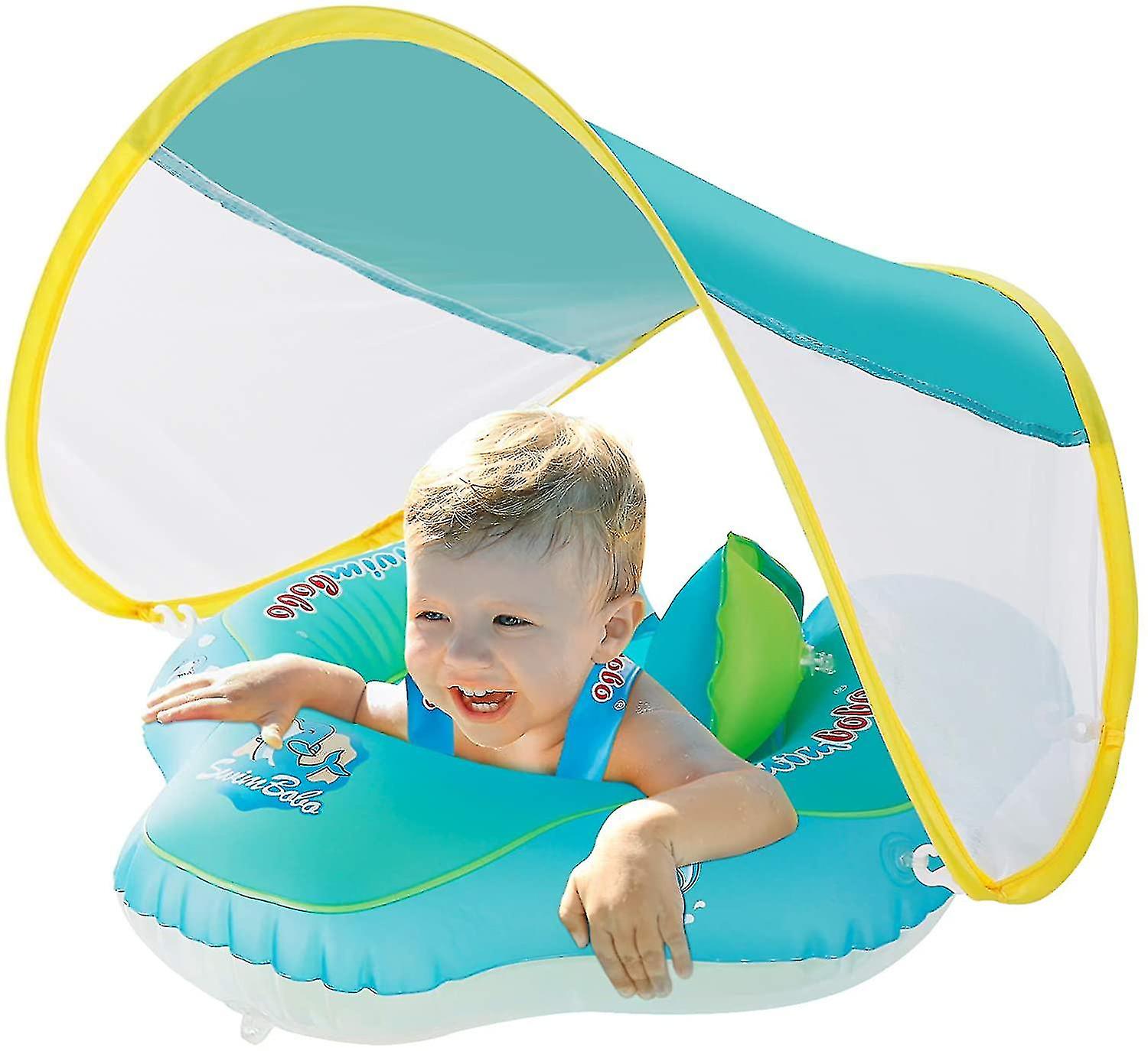 Baby Swimming Float Inflatable Pool With Sun Canopysafety