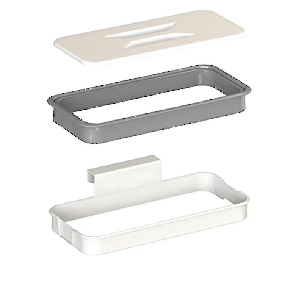 Kitchen Cabinet Door Basket Hanging Trash Can Waste Bin Garbage Rack Tool