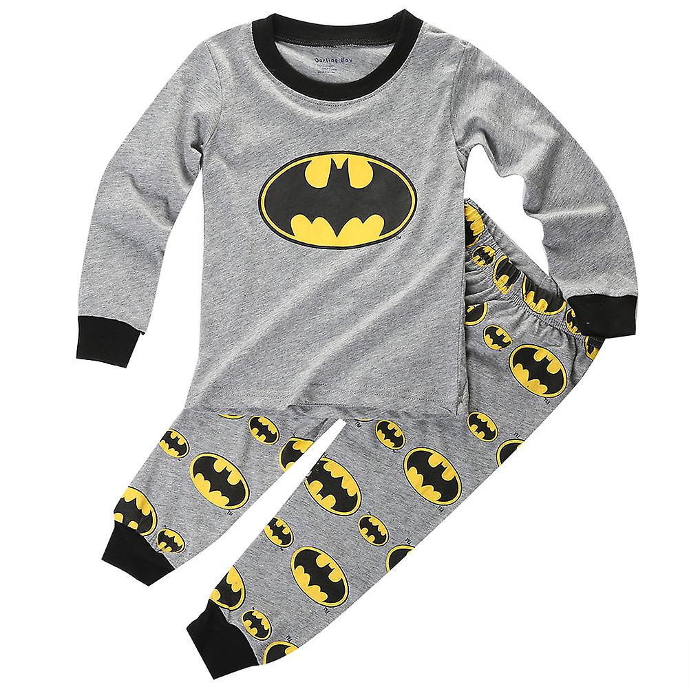 Kids Superhero Spiderman Superman Pyjamas Sleepwear Boys Toddler Nightwear Pajamas Set