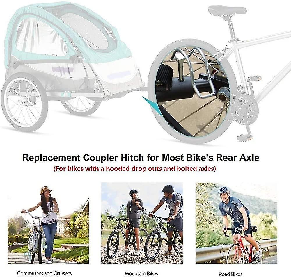 Schwinn Bike Trailer Pack Bicycle Tow Bar Coupler Compatible