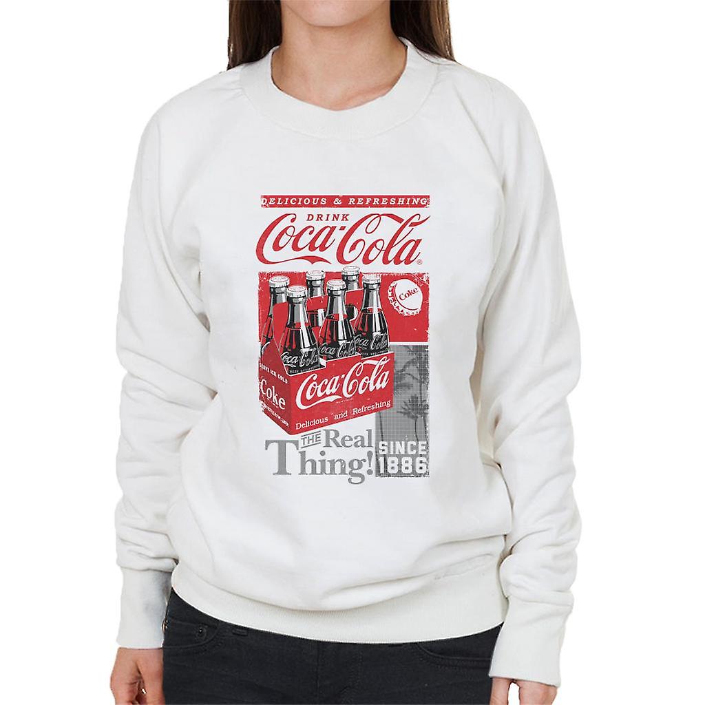 Coca Cola Retro Bottle Crate Women's Sweatshirt