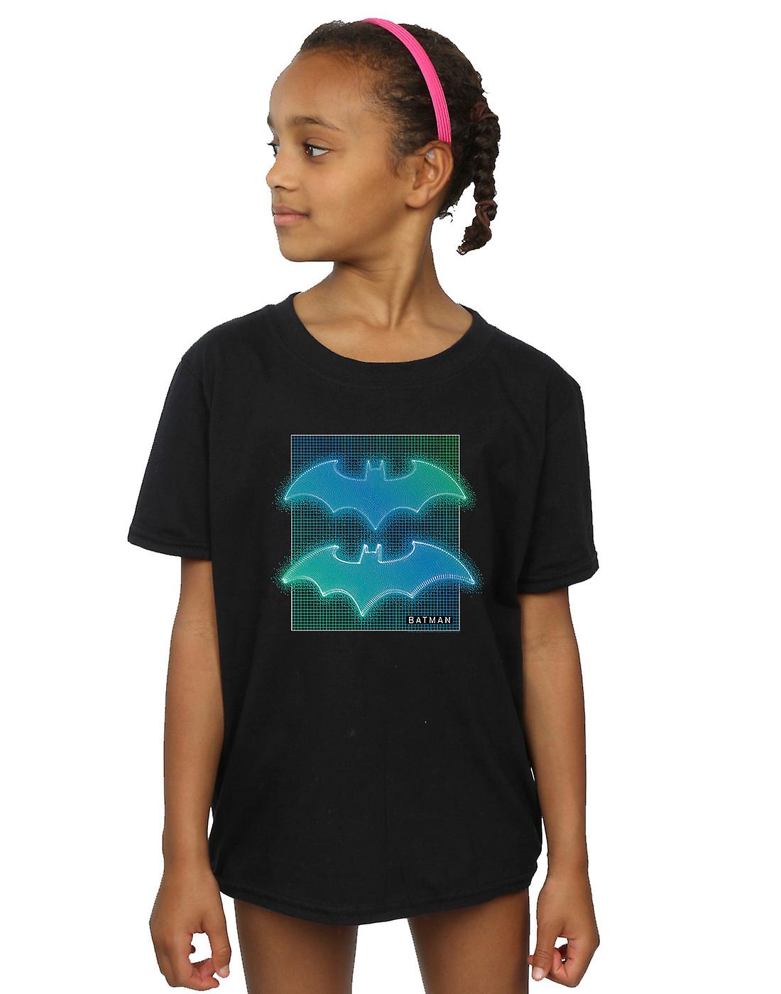 DC Comics Girls Batman Grid Gradient T-Shirt