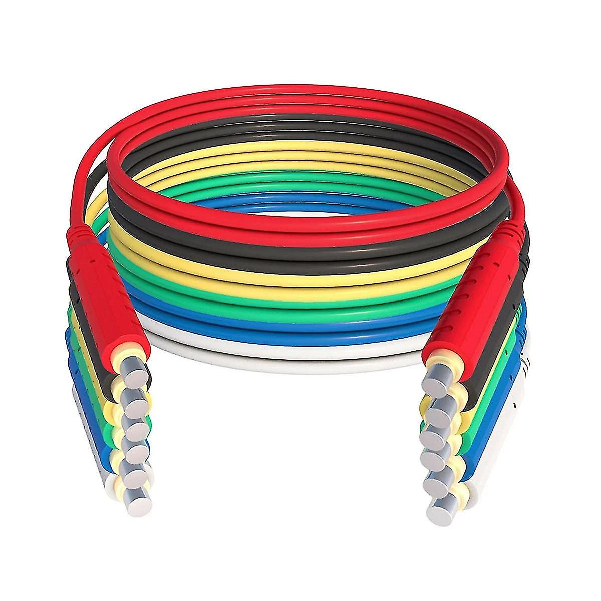 6pcs Magnetic Test Leads Silicone Soft Flexible Jumper Test Wires 30vac 5a 3.3ft T10005 Sensors Swi