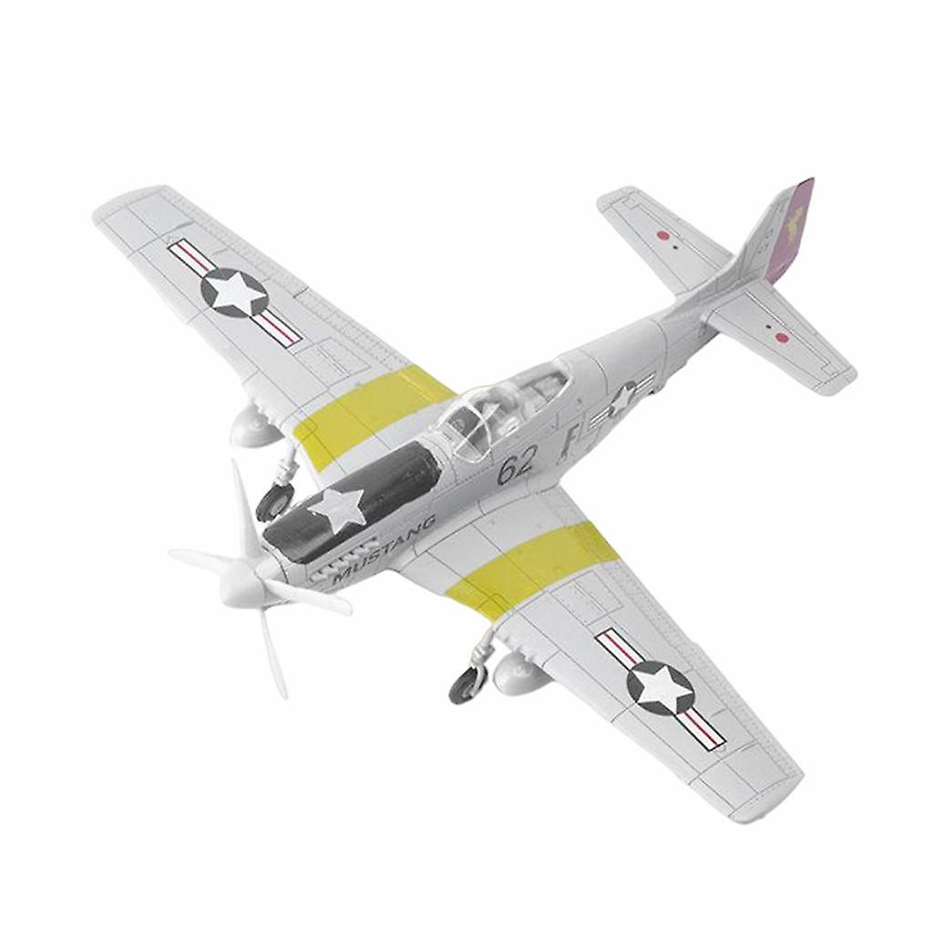 Zestaw do montażu samolotu P-51 w skali 1:48 z czasów II wojny światowej dla dorosłych jasnoszary
