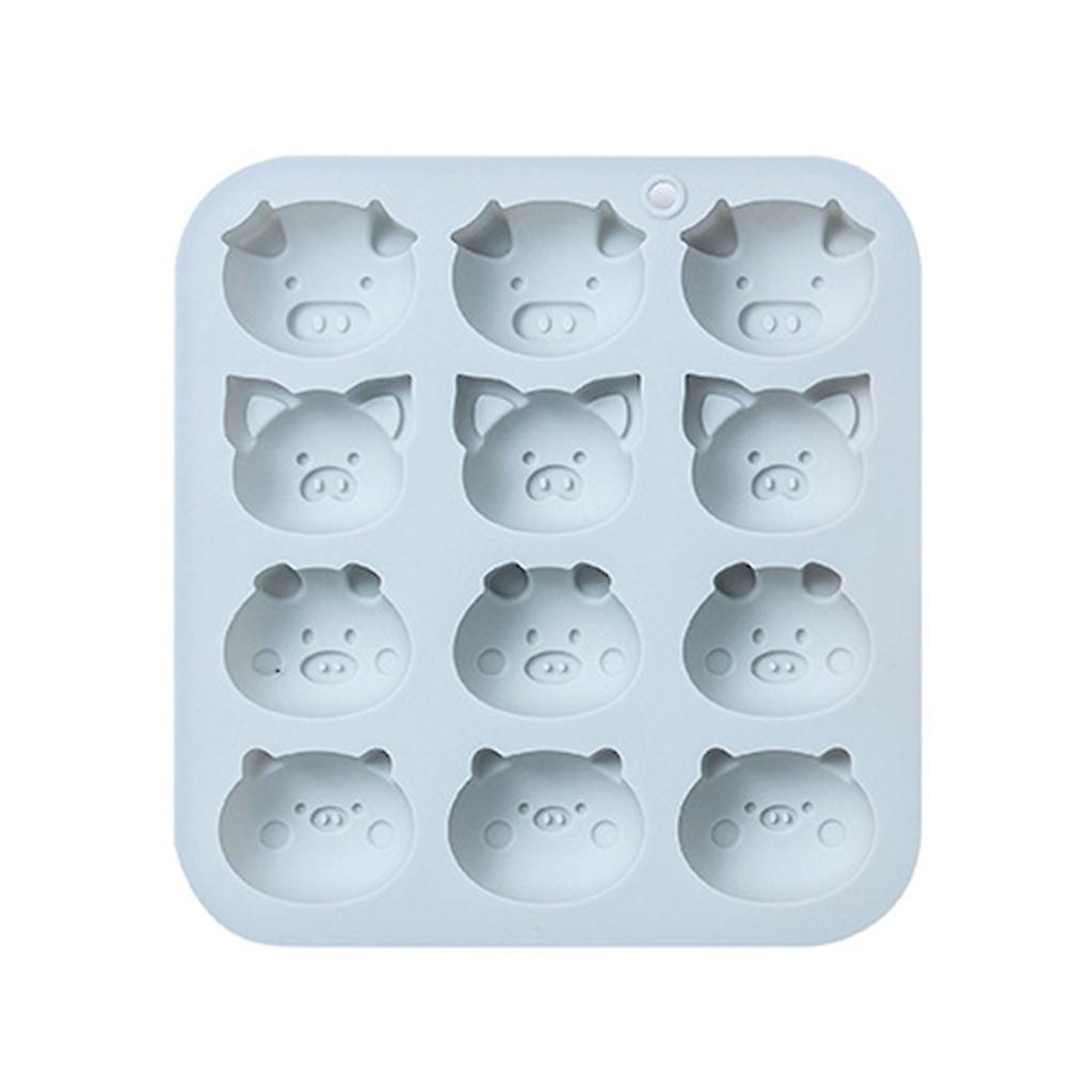 Pig Shape Silicone Mold Chocolate Candy Mold for Diy Dessert Ice Block Mold
