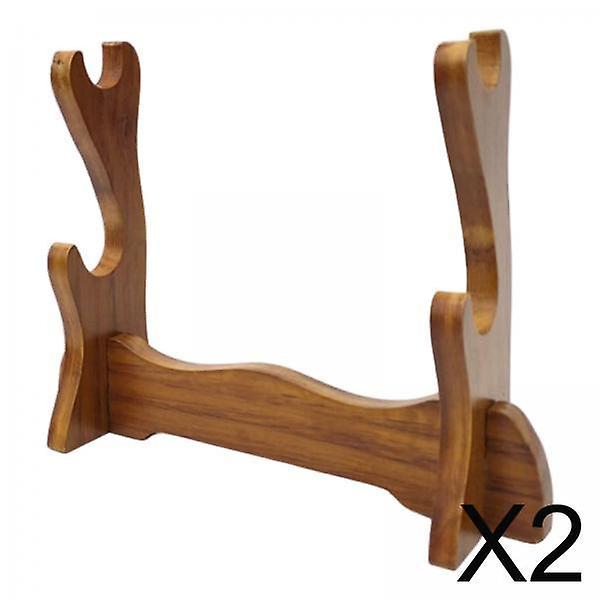 2pcs Samurai Sword Stand Display Bracket Support Holder Rack for Katana