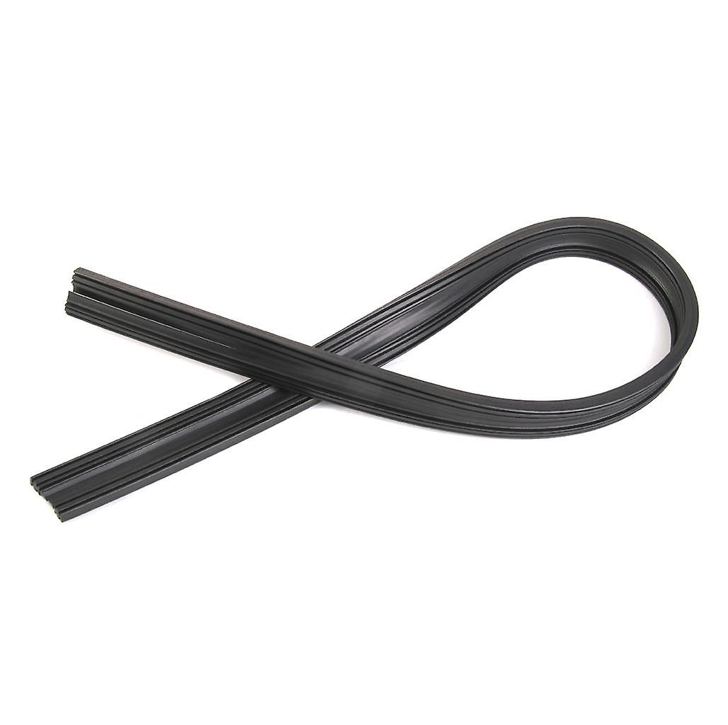 2x Universal Frameless Wiper Blade Rubber Strips Replacement Refill 6mm 24"