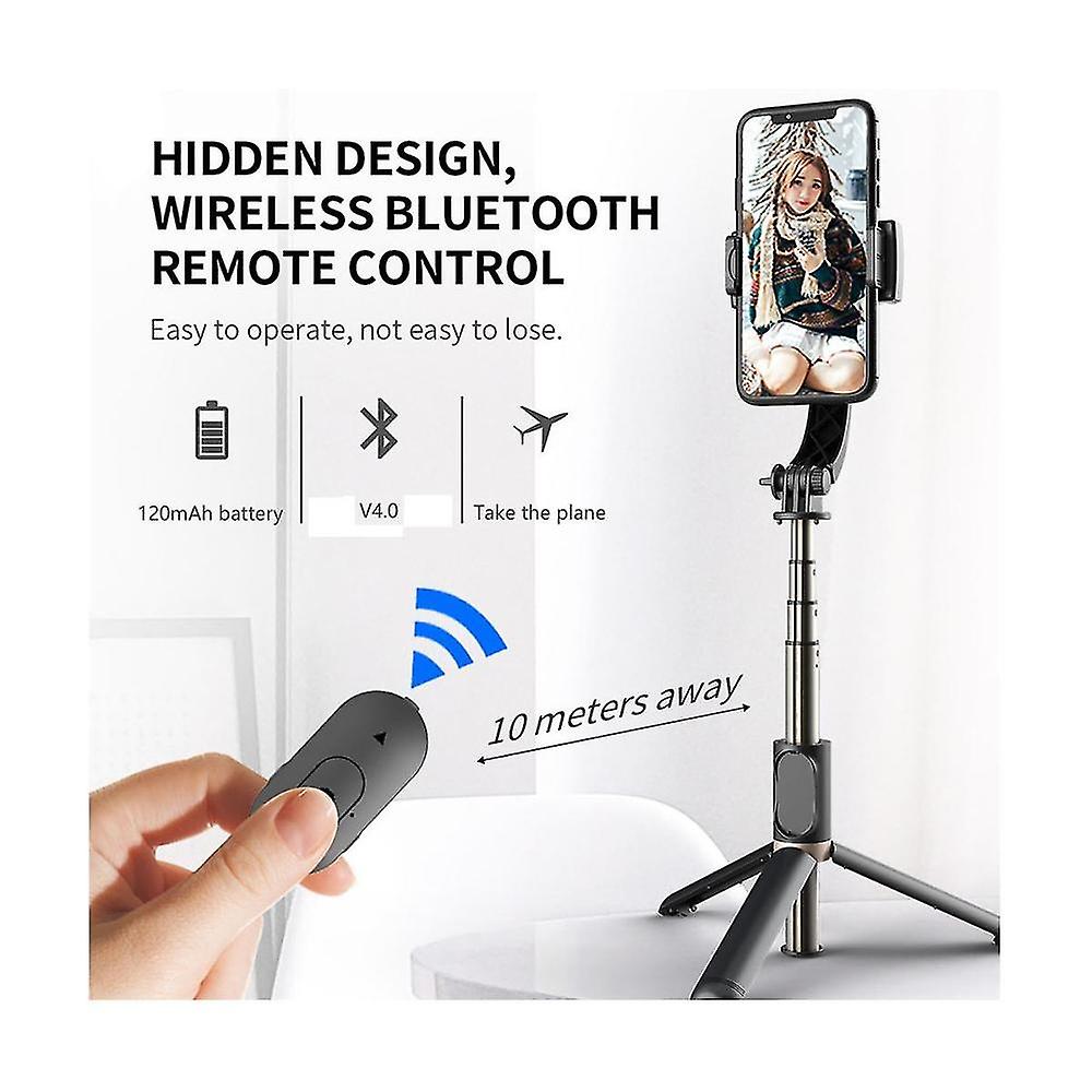 Handheld Gimbal Smartphone Bluetooth Handheld Stabilizer With Tripod Selfie Stick Folding Gimbal Fo