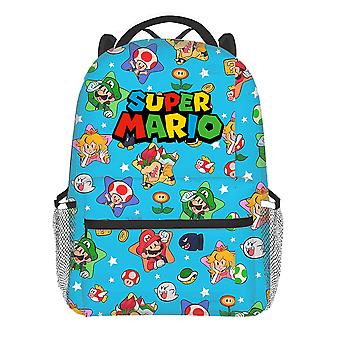 Super Mario Bros Kids Backpack Luigi Boy Rucksack Cartoon Anime