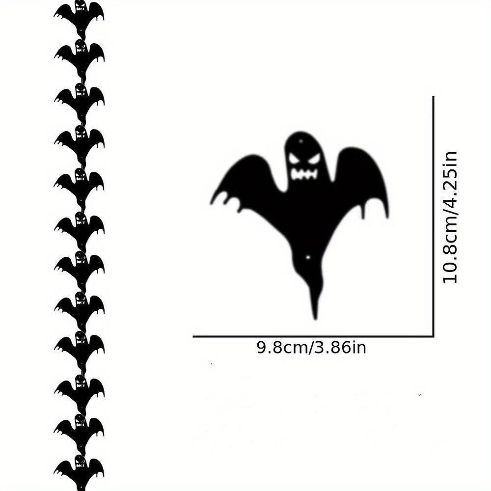 Set Halloween Non-woven Decorative Pendant Bar Home Atmosphere Props Skull Bat Ghost Hanging Ornament Halloween Party Supplies Scene Decor Home Dec