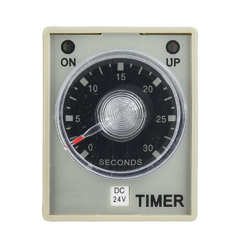 30S 8 Pins Time Relay Timer for Industrial Automation System DC24V on 35mm Din Rail