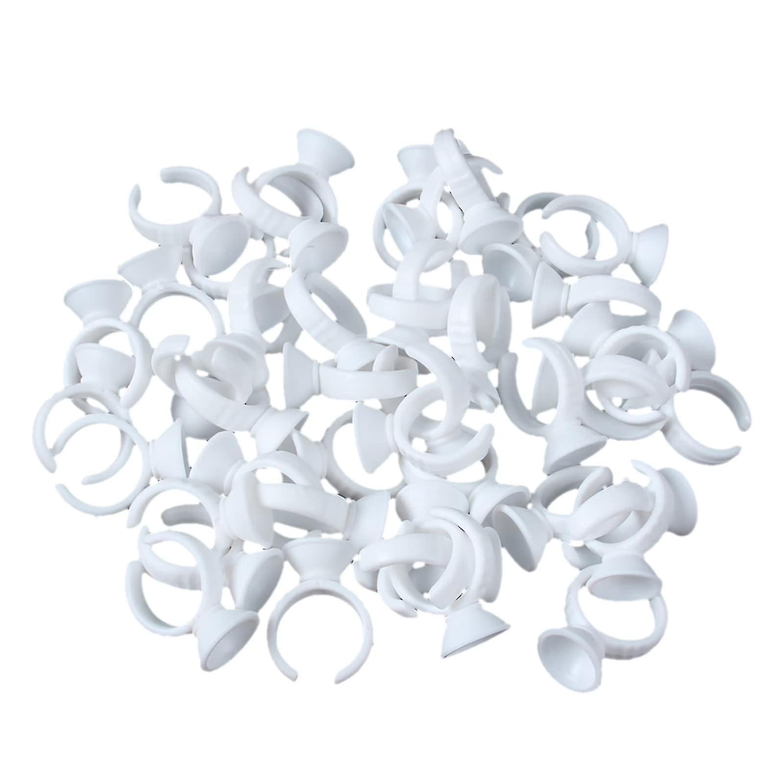 Eyelash Holder 100pcs Ring Art Holders Individual Eyelash