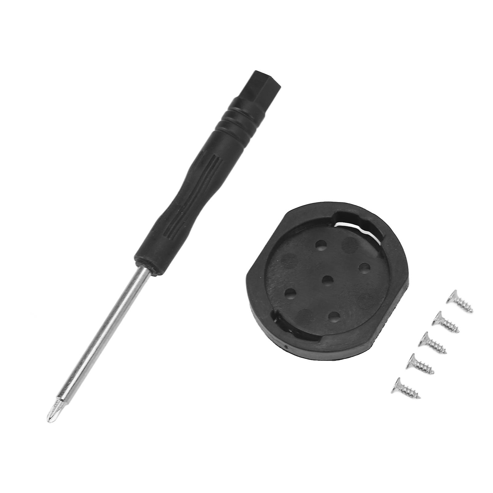 Bike Computer Repair Tool Kit, 5 Screws, Computer Mount, Replacement Fixed Base, Compatible with Garmin