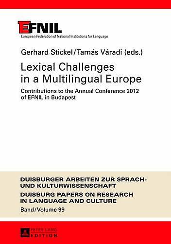 Lexical Challenges In A Multilingual Europe Hardback Book