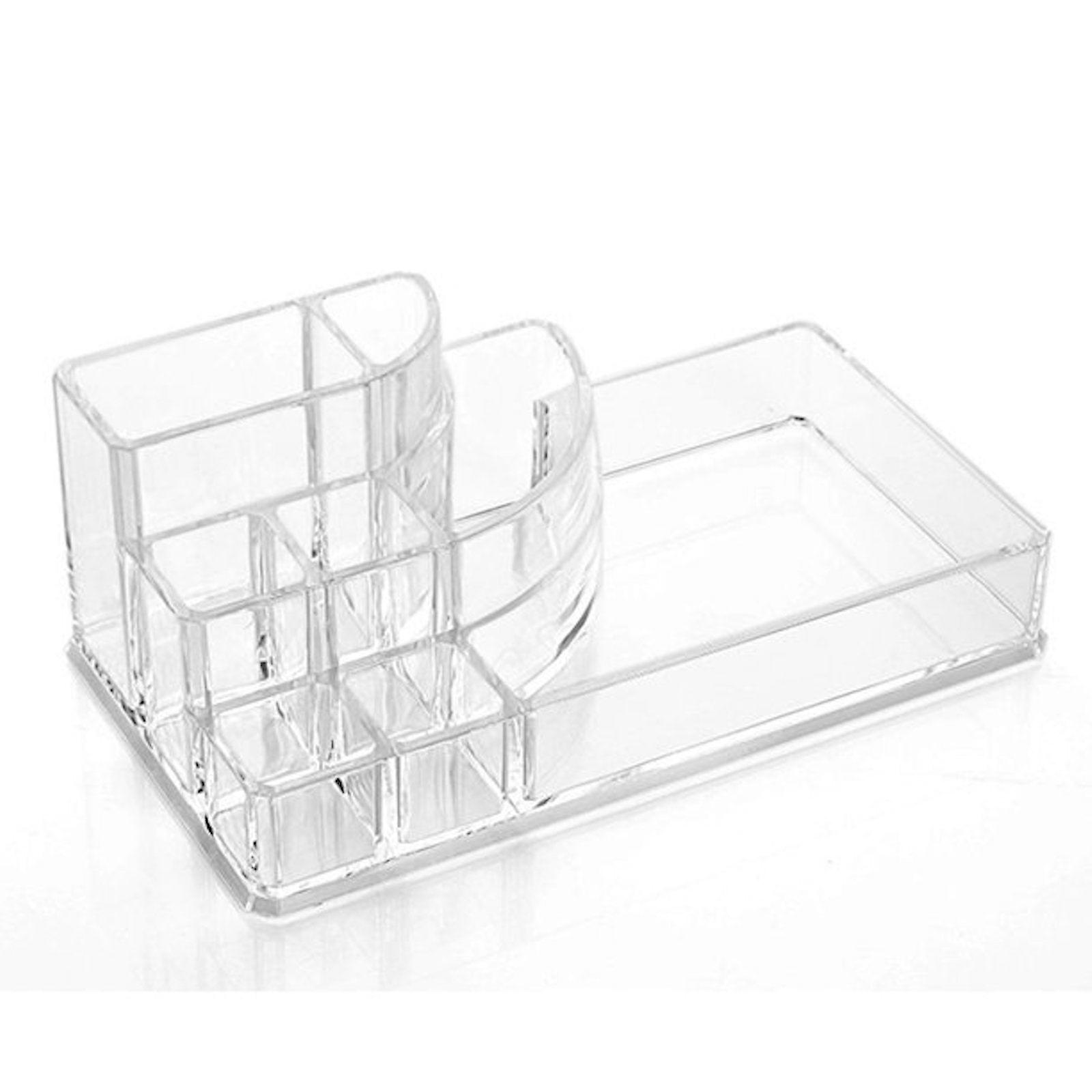 Clear Acrylic Makeup Cosmetic Box Display Storage Stand Case Rack Organiser